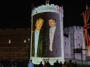 Supporting image for story: Arrests over projection of Trump and Epstein images onto Windsor ‘ridiculous’