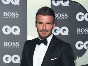 Supporting image for story: David Beckham goes back to his roots after bleaching his hair peroxide blond
