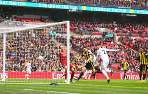 Matt Doherty of Wolverhampton Wanderers scores a goal to make it 0-1. (AMA)