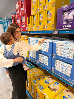 Aldi has partnered with perinatal mental health charity PANDAS Foundation to launch on-pack mental health messaging across its Mamia Sensitive and Extra Sensitive baby wipes.