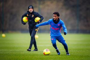 Angel Gomes on the move in training (Photo by Brett Patzke - WWFC/Wolves via Getty Images)