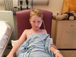 Supporting image for story: Family ‘grateful’ for Christmas with boy recovering from Covid-linked coma