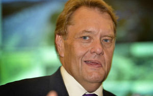 Roads minister John Hayes, on his visit to the National Traffic Operations Centre at Quinton, near Junction 3 of the M5