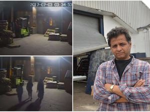 Supporting image for story: CCTV captures forklift truck raiders causing £50k damage at business - WATCH