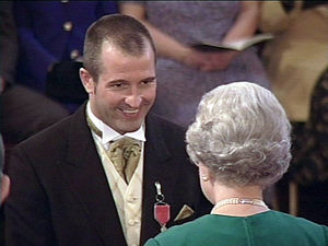 Steve Bull presented with his MBE