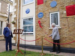 Supporting image for story: Blue plaques unveiled for stars including Sir Norman Wisdom and Leslie Grantham