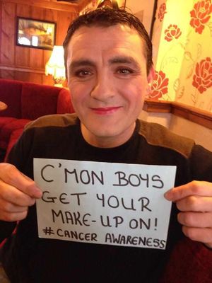 This should make you donate, guys, says Lee Worthing, from Shrewsbury