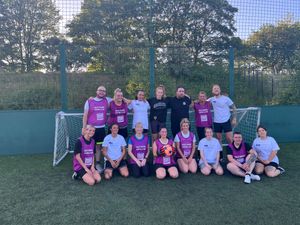 Supporting image for story: Care homes ‘Bend it like Beckham’ to raise money for local hospice