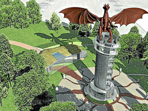 Supporting image for story: Council dips out of Chirk dragon project