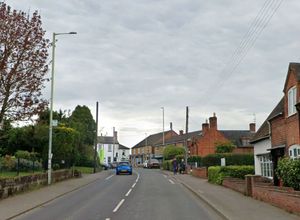 The A53 through Shawbury is set to close for electricity works. Photo: Google