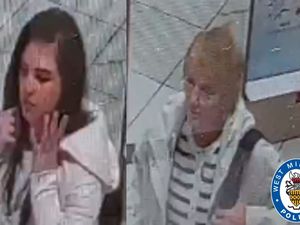Supporting image for story: Appeal to find two people after theft at Wolverhampton Mander Centre store