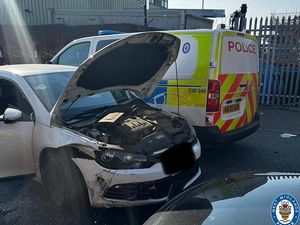 Supporting image for story: Officers injured as suspect rams police cars in bid to escape before tools found