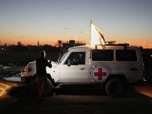 Supporting image for story: Hamas returns set of human remains as fragile ceasefire holds