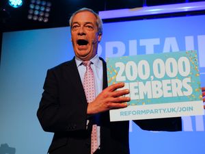 Supporting image for story: Reform UK membership tops 200,000 as Farage sets goal to ‘overtake’ Labour