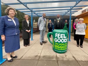 Supporting image for story: Sandwell mayor helps charity mark milestone