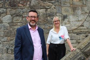 Mark Savill of BCRS Business Loans with Ruth Martin of Martin & Jones Marketing