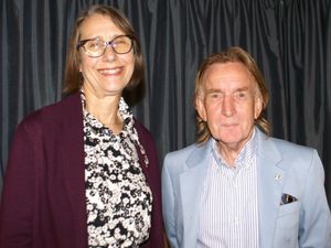 Supporting image for story: Top Rotarian encourages counties to work together at recent club visit