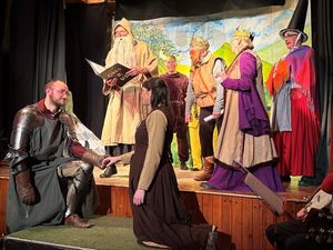 Supporting image for story: King Offa and the Dragon takes to the stage in village 
