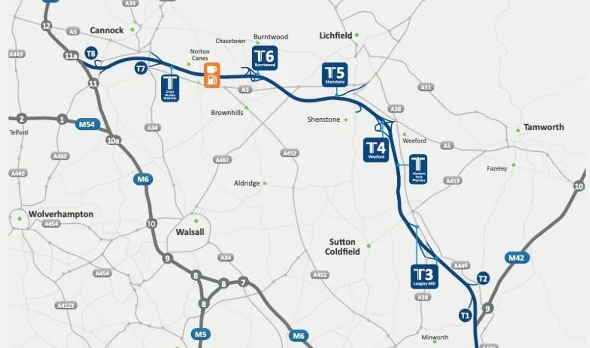 Traffic faced disruption after 'police incident' on M6 Toll road in Staffordshire