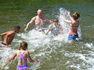 Supporting image for story: Daily bacteria testing to take place at south Shropshire river bathing spot rated 'poor' for water quality
