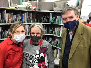 Supporting image for story: South Shropshire MP gives Christmas stamp of approval to posties