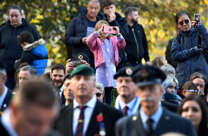 Remembrance Sunday service in Wolverhampton