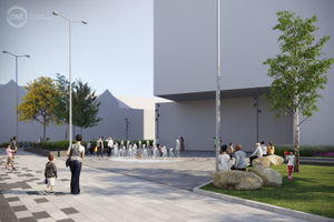 CGI of the proposed new Gallery Square