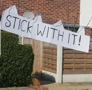 The message of encouragement