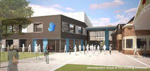 An artist's impression of the university