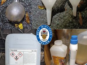 The chemical kit was used to produce crystal meth