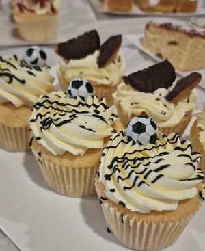 Freshly made cakes by Vicki, one of the event supporters.