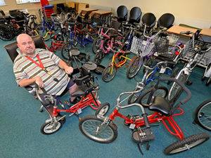 Supporting image for story: Telford man's latest charitable mission to Ukraine to bring tricycles to children