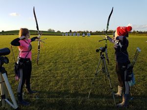 Stourbridge sisters Heike Palmer and Freya are making their mark in the world of archery