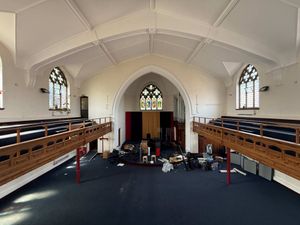 Inside the former Blackheath church in Birmingham Road, Blackheath, Rowley Regis