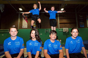 The Ercall Wood School trampolining team are jumping for joy thanks to the Georgia Williams Trust