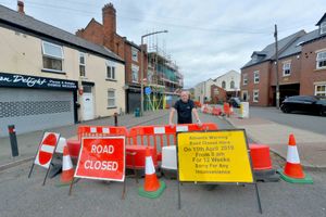 The one-half of the road on Ruiton Street