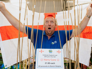 Supporting image for story: Garden centre finds way to support charity with England-themed offer