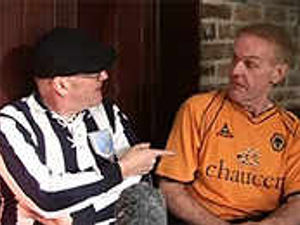 Supporting image for story: Fan rivals go head to head