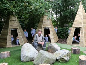 Supporting image for story: Secret garden at Telford School unveiled with the help of CBeebies' Mr Bloom