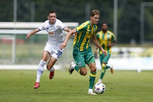 Isaac Price in action for West Brom during their friendlt with Dynamo Kyiv (Photo by Adam Fradgley/West Bromwich Albion FC via Getty Images)