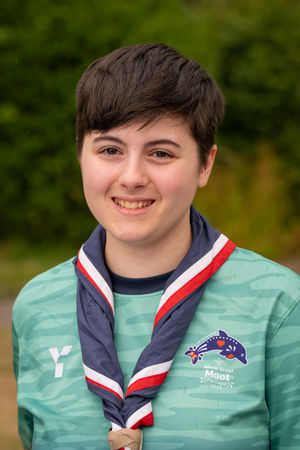 Emily Beeston, 19, a Shropshire Scout representing the UK