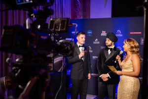 Ryan Skitt being interviewed