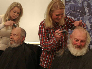 Supporting image for story: Close shave in aid of Shropshire hospice