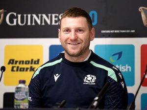 Finn Russell at a press conference