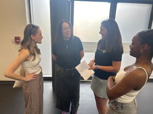 OSCA students gather at school to celebrate results