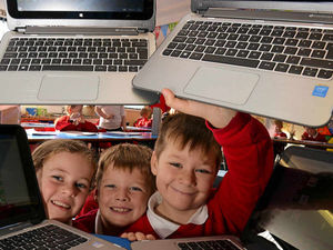 Supporting image for story: Tech-savvy school gets pat on the back from IT firm