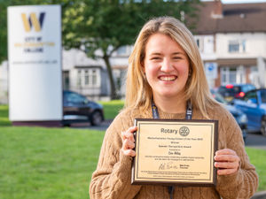 Supporting image for story: 'Resilient' Wolverhampton student, 17, recognised as a role model to anyone with a disability with special award