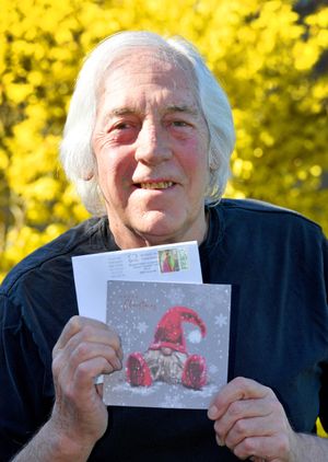 Martin Stanley from Sedgley, who received a Christmas card on March 3, three months after it was posted.
