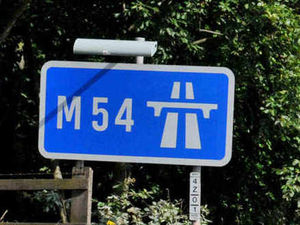Supporting image for story: Emergency pothole repairs bring M54 delays