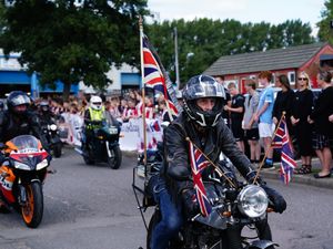 Supporting image for story: Motorbike tribute marks final journey of UK’s oldest Second World War veteran